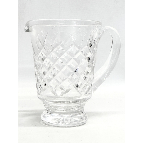 121 - A Waterford Crystal ‘Alana’ water jug. 16x11x15cm