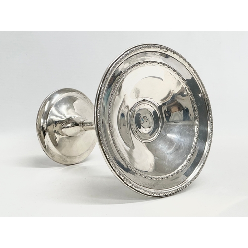 425 - A late 19th/early 20th century sterling silver tazza by Alvin. 15.5x16cm. 128.81 grams.