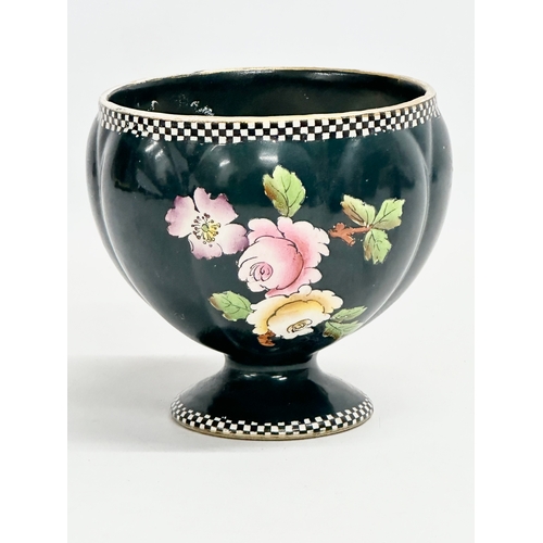 367 - An early 20th century Pratts Kan-su Ware jardiniere and vase. Circa 1916-1920. 13.5x12cm