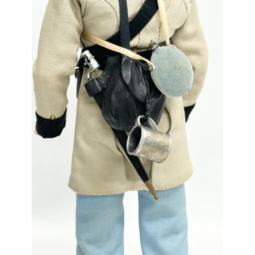 555 - A Sideshow Toys American Civil War Brotherhood of Arms Confederate Infantry Action Figure. 32cm