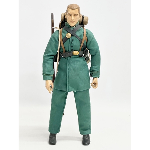 557 - A Sideshow Toys American Civil War Brotherhood of Arms 'Berdan' Sharpshooter Action Figure. 31.5cm