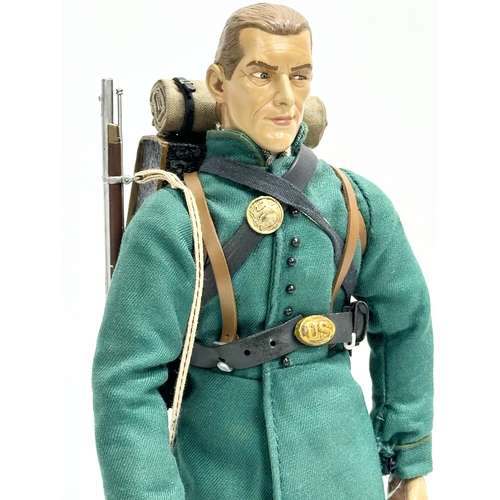 557 - A Sideshow Toys American Civil War Brotherhood of Arms 'Berdan' Sharpshooter Action Figure. 31.5cm