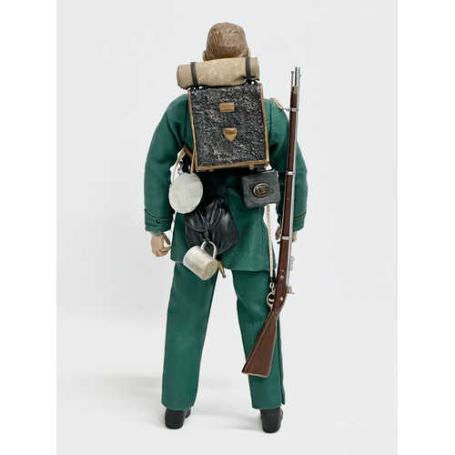 557 - A Sideshow Toys American Civil War Brotherhood of Arms 'Berdan' Sharpshooter Action Figure. 31.5cm