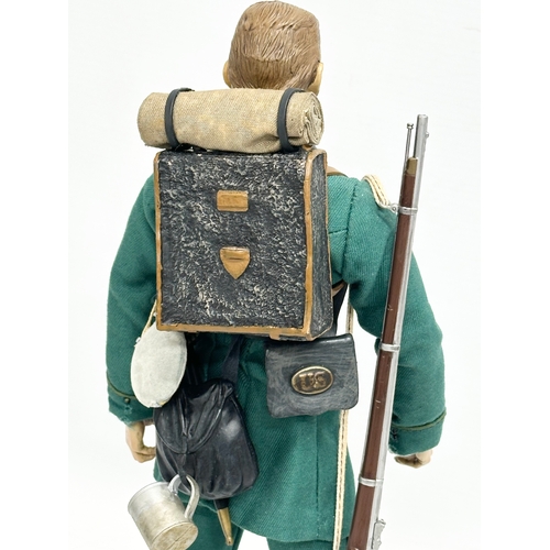 557 - A Sideshow Toys American Civil War Brotherhood of Arms 'Berdan' Sharpshooter Action Figure. 31.5cm