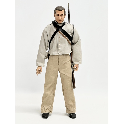 558 - A Sideshow Toys American Civil War Brotherhood of Arms Confederate Infantry Action Figure. 32cm