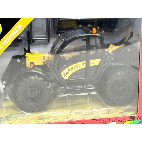 617 - A new Britains New Holland TH7.42 Telehandler with box. 20x12x14cm