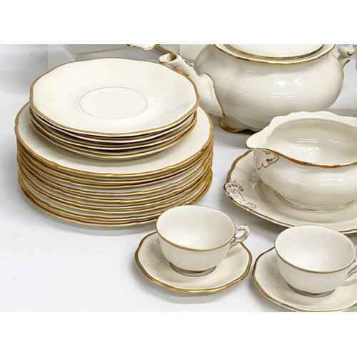 166 - A 46 piece Pirkenhammer ‘Avignon’ Fine China tea, coffee and dinner service. Early 20th century, Cze... 