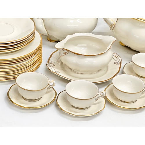 166 - A 46 piece Pirkenhammer ‘Avignon’ Fine China tea, coffee and dinner service. Early 20th century, Cze... 