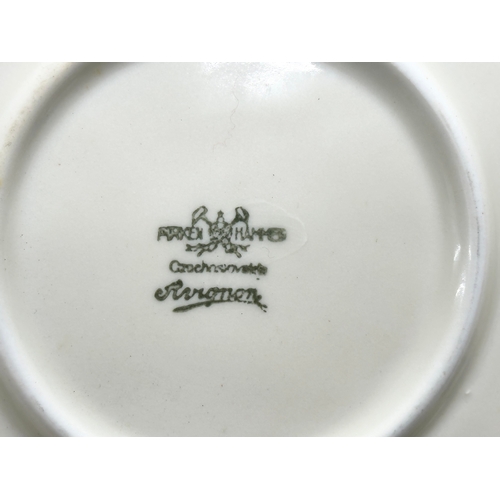 166 - A 46 piece Pirkenhammer ‘Avignon’ Fine China tea, coffee and dinner service. Early 20th century, Cze... 