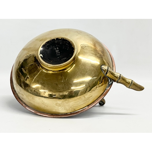146 - A rare late 19th century Tiffany & Co copper and brass kettle. Circa 1880. 17x21x18cm