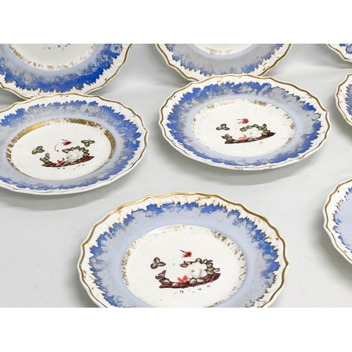 167 - An early 19th century Samuel Alcock ‘Periwinkle’ part dinner service. Circa 1822-1830.