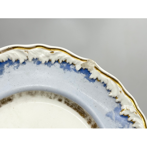 167 - An early 19th century Samuel Alcock ‘Periwinkle’ part dinner service. Circa 1822-1830.