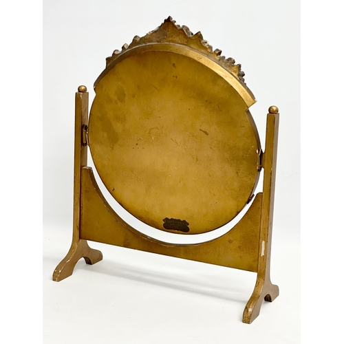 112 - A 1930’s Barbola dressing mirror. 29.5x12x38cm