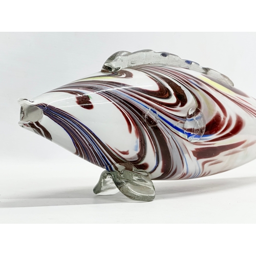 203 - A large 1960’s Romanian Art Glass fish. 51cm