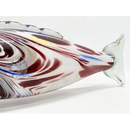 203 - A large 1960’s Romanian Art Glass fish. 51cm