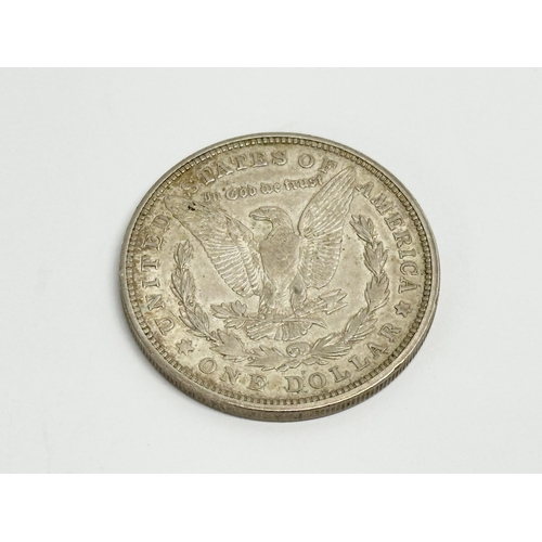 451 - A US silver dollar. 1921.