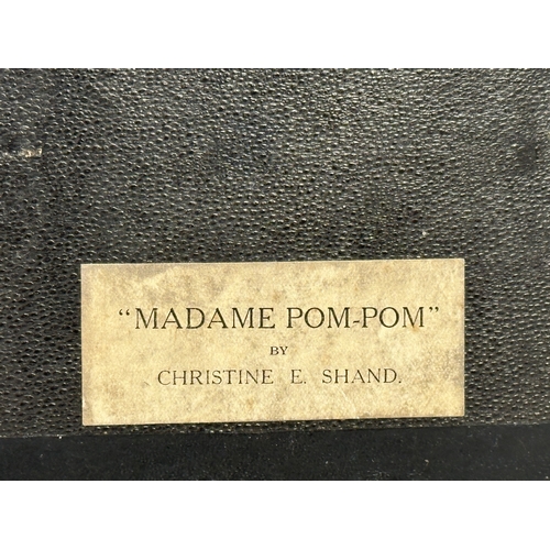 344 - 4 early 20th century Christine. E. Shand pictures. Madame Pom-Pom and Winter. 1920’s. 19x24cm