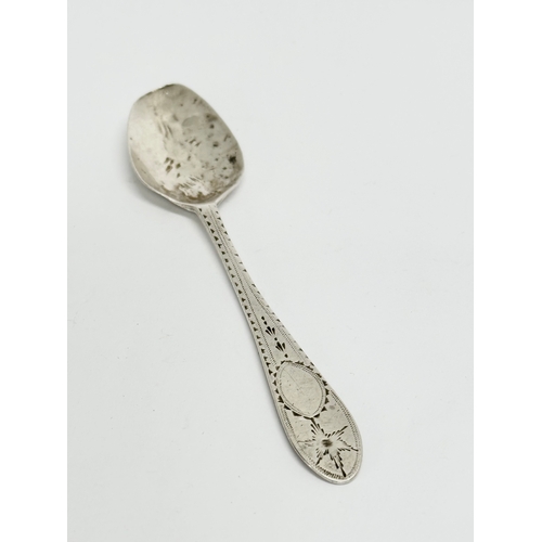 476 - An Irish William IV silver teaspoon. Dublin, 1836. 11.49 grams.