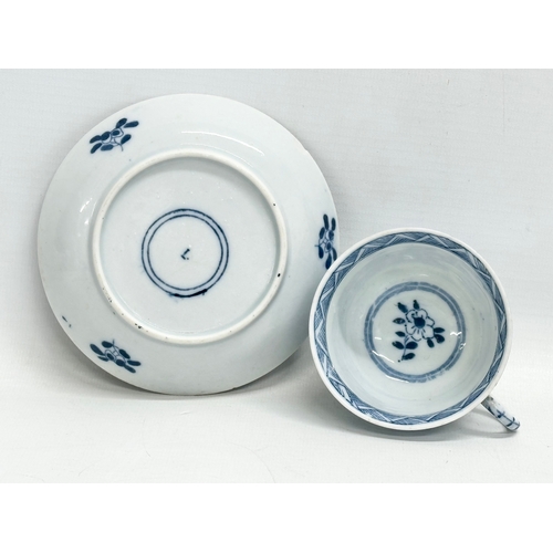 222 - An early 20th century ‘Long Eliza’ pattern part coffee service. Kangxi style. Circa 1900.