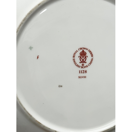 324 - 2 Royal Crown Derby Imari cabinet plates. 27cm