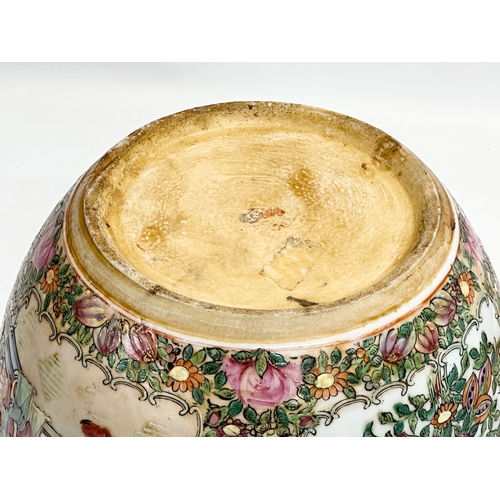 232 - A large late 19th century Chinese ‘Famille Rose’ pot with cover. Late Qing Dynasty. Emperor Guangxu.... 