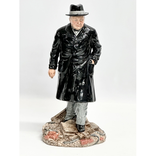 238 - A large Limited Edition Royal Doulton ‘Winston. S. Churchill’ figurine. HN3433. 1587/5000. 31.5cm