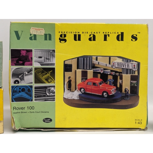 573 - A collection of model cars by Vanguards, including 4 Limited Editions. Scale 1:43.