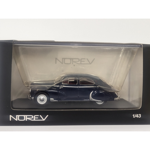 625 - A collection of 3 Norev model cars, including Le Tour De France Skoda Octavia Combi.