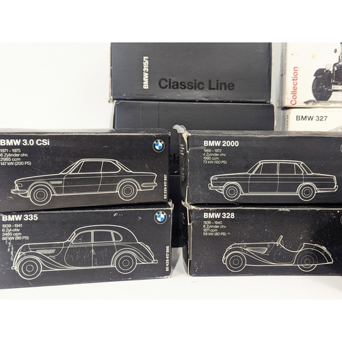 626 - A collection BMW model cars