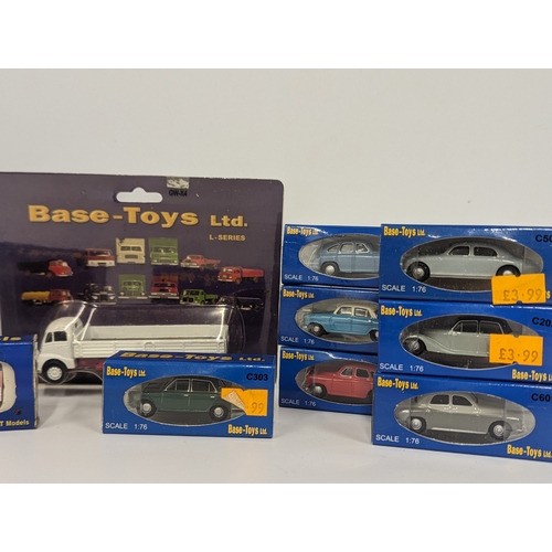 627 - A collection of model cars and trucks by Base-Toys LTD.