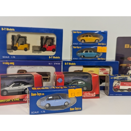 627 - A collection of model cars and trucks by Base-Toys LTD.