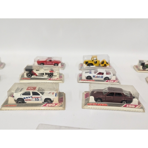 639 - A collection of vintage model cars by Majorette