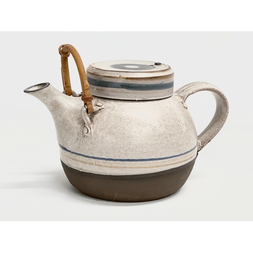 267 - Bryan Smith for White House Pottery. A large glazed stoneware Chinese style teapot. 1980/1990. 27x16... 