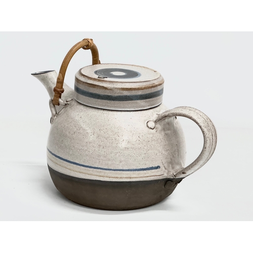 267 - Bryan Smith for White House Pottery. A large glazed stoneware Chinese style teapot. 1980/1990. 27x16... 