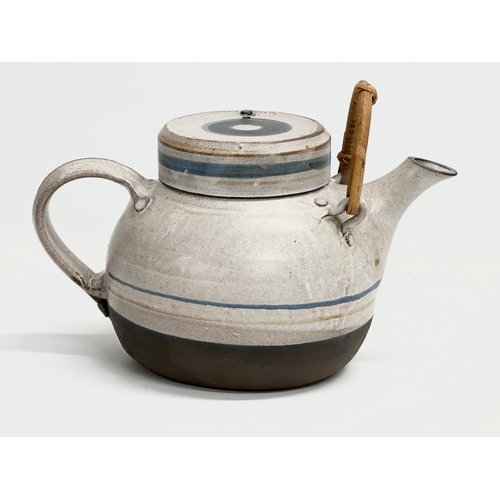 267 - Bryan Smith for White House Pottery. A large glazed stoneware Chinese style teapot. 1980/1990. 27x16... 