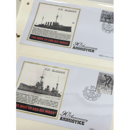 504 - A collection of ‘Lest We Forget’ First Day Covers.