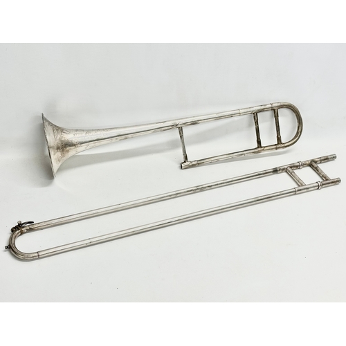 530 - A Besson & Co “Prototype” Class A trombone with case. London