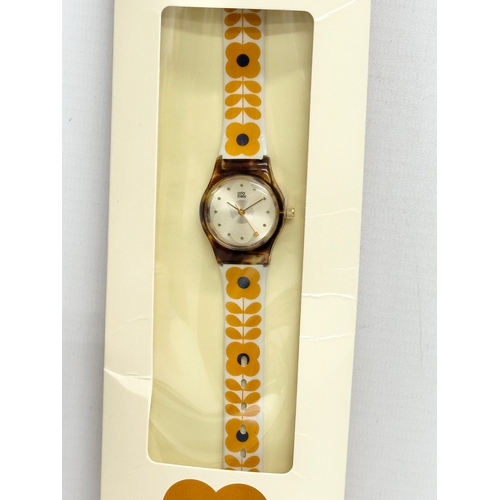 528 - An Orla Kiely watch in box and a new ‘Lovely’ Sarah Jessica Parker perfume.