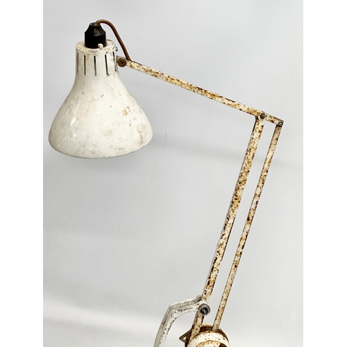 200C - A large vintage Hadrill Horstmann Simplus Counterbalance Anglepoise lamp. 82cm extended.