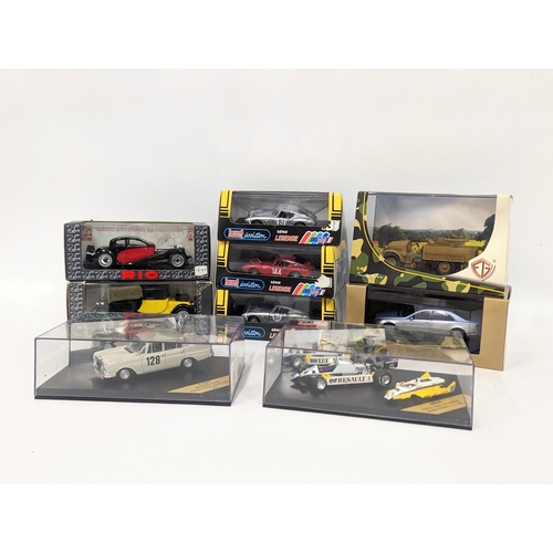 676 - A collection of model cars including Vitesse, Jouef Evolution, etc