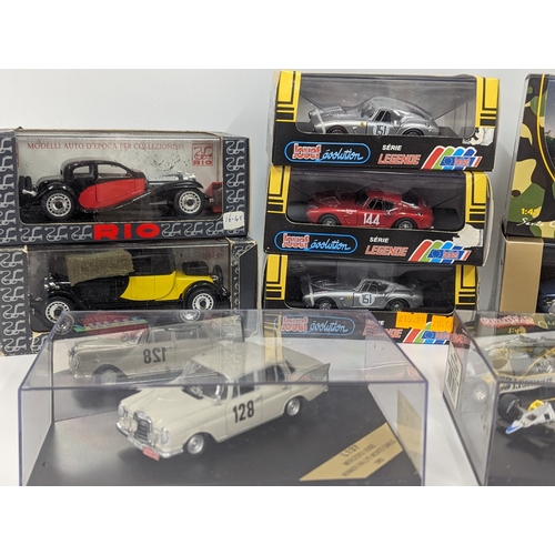 676 - A collection of model cars including Vitesse, Jouef Evolution, etc