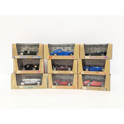 677 - A collection of Brumm model cars