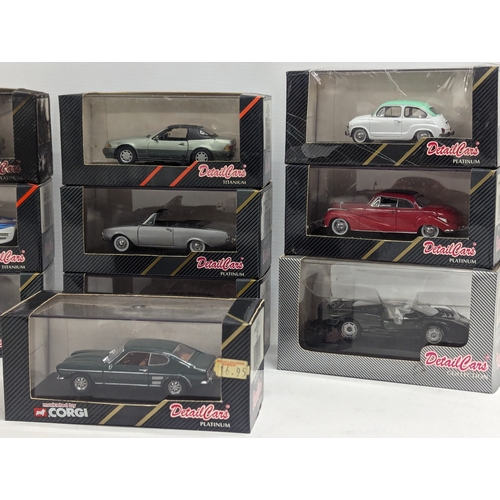 681 - A collection of model cars by Detail Cars