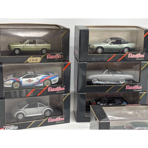 681 - A collection of model cars by Detail Cars