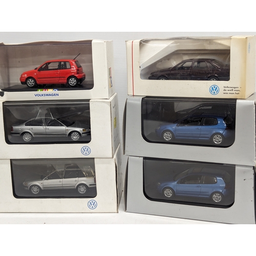 682 - A collection of Volkswagen model cars by Schuco, Minichamps, etc