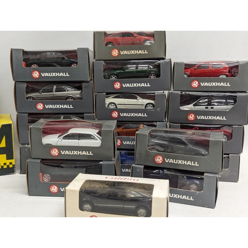 688 - A collection of Vauxhall model cars