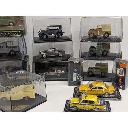 690 - A collection of model cars, including Corgi, Vitesse, Onyx, Opel, etc.