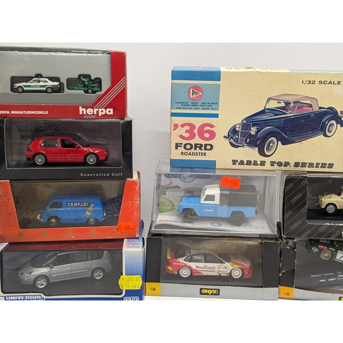 702 - A collection of model cars, including Corgi, Lledo, Onyx, Herpa, etc