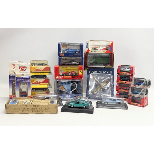 709 - A collection of model cars and trucks, including Solido, Schuco, Onyx, etc. With a quantity of Limit... 