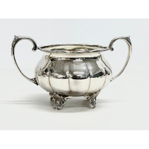 399G - A 4 piece Georgian style silver plated tea service by Cooper Brothers.